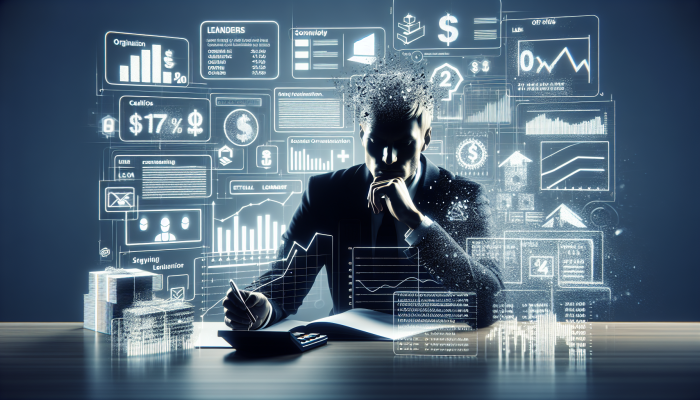 Debt Consolidation Loan Origination Fees Comparison: | DCL Individual comparing loan offers, utilizing calculators and charts to assess origination fees and interest rates.