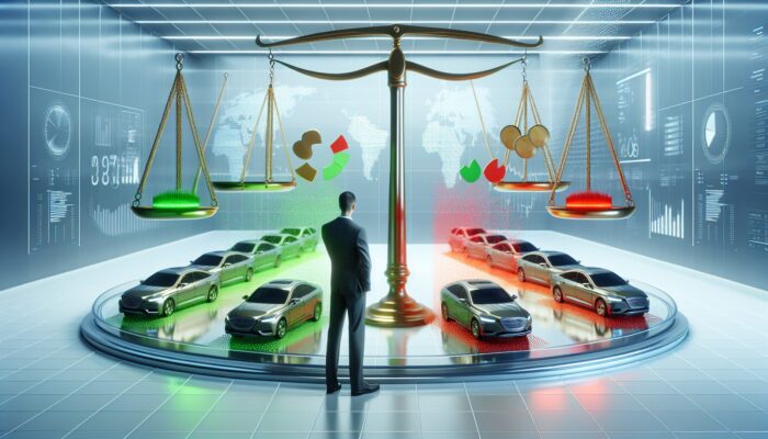 User comparing car rental options on a platform with clear prices and detailed customer reviews.