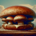 Grilled Portobello Mushroom Burgers with an American Twist