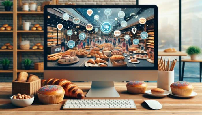 Local Sidmouth bakery's online success: 40% sales increase, fresh baked goods, social media engagement, optimized website.