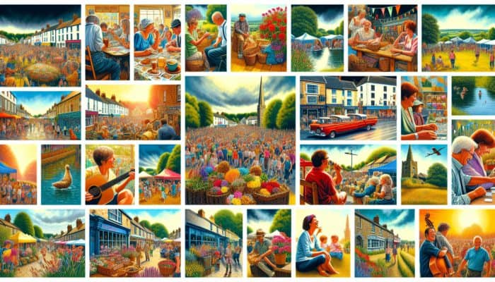 Instagram feed showcasing Sturminster Newton events, local influencer collaborations, and community user-generated content.