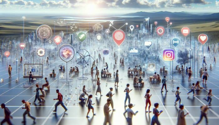 Comprehensive approach to decision moments: Diverse digital landscape with users on TikTok, Reddit, ChatGPT, Amazon; Google minimized in background.