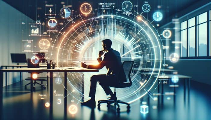 Debt Consolidation Costs vs Debt Payoff Costs: UK Comparison | DCL A person analyzing a financial chart for debt consolidation options in an office.